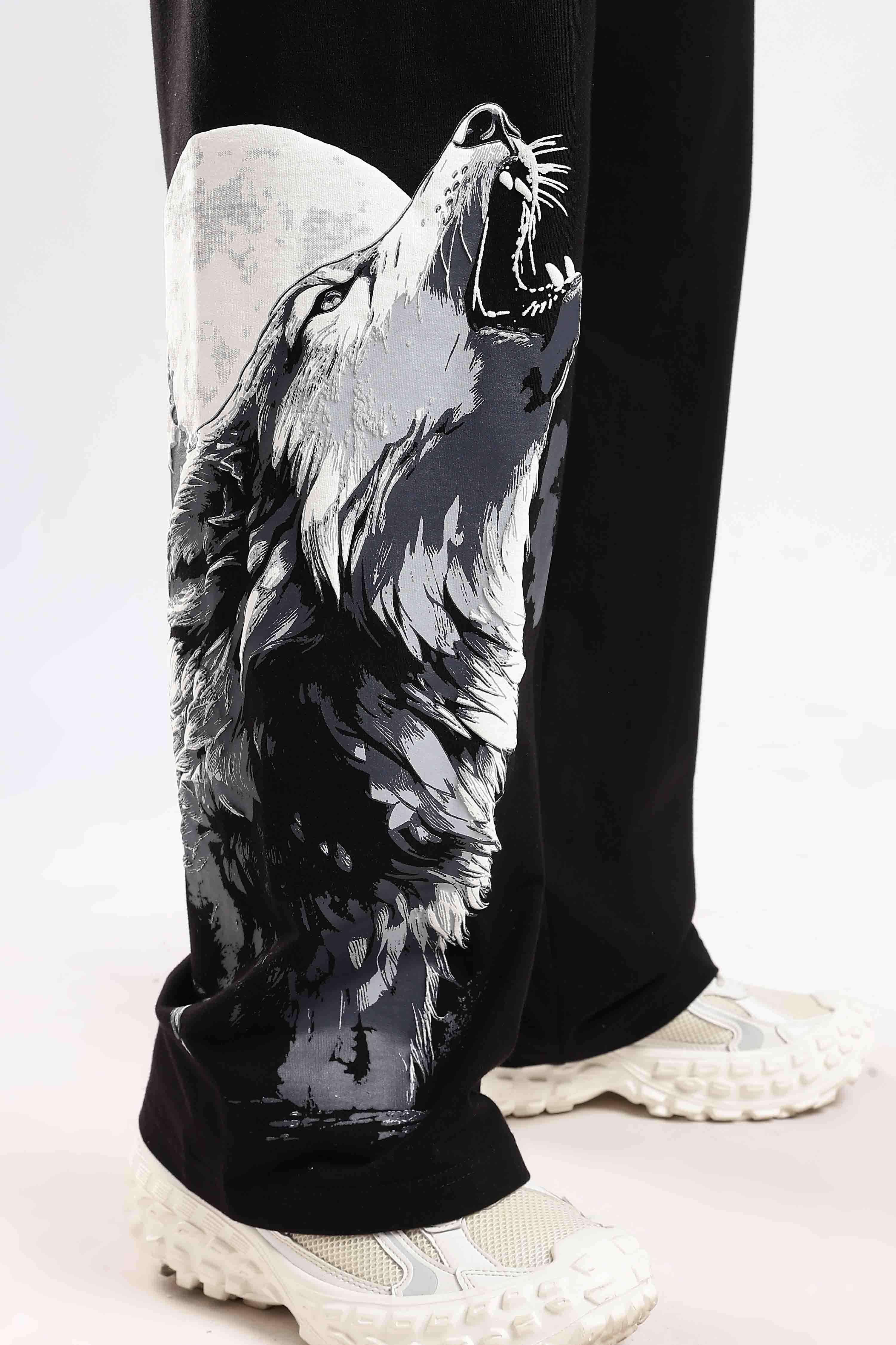 Alpha Rise heavyweight black joggers - Image 2