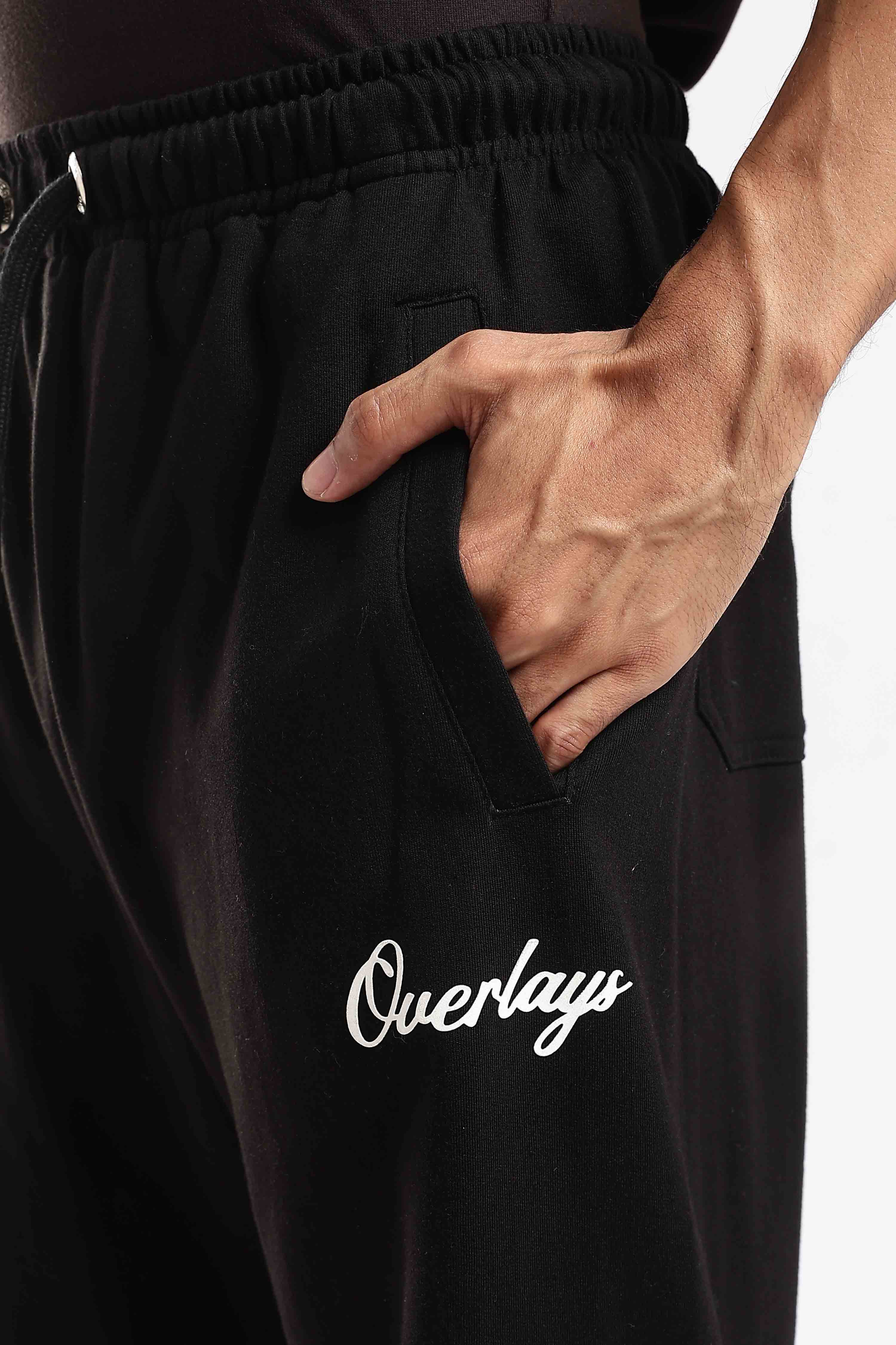 Alpha Rise heavyweight black joggers - Image 4