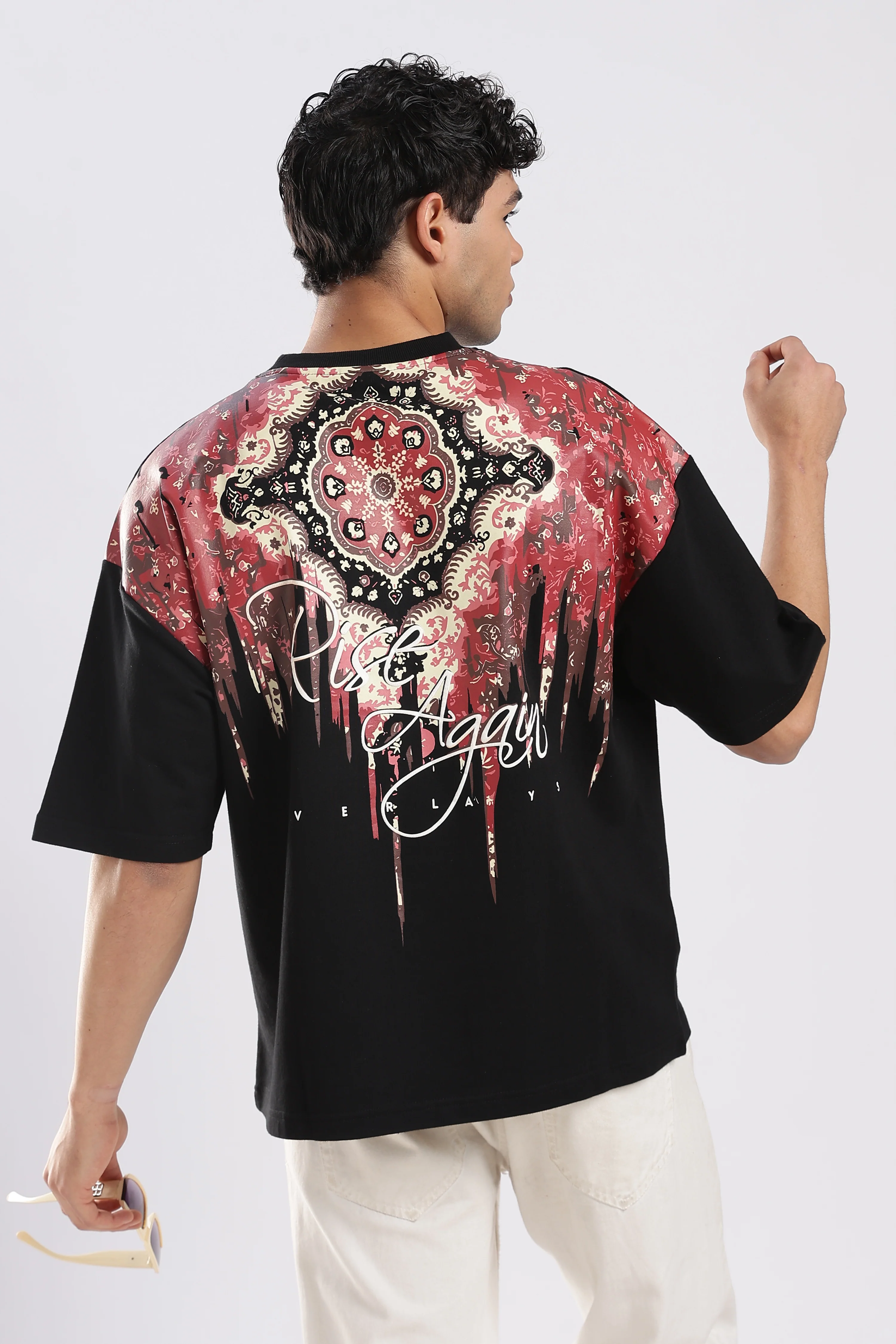 Carpedian Black Oversized Tshirt - Image 12
