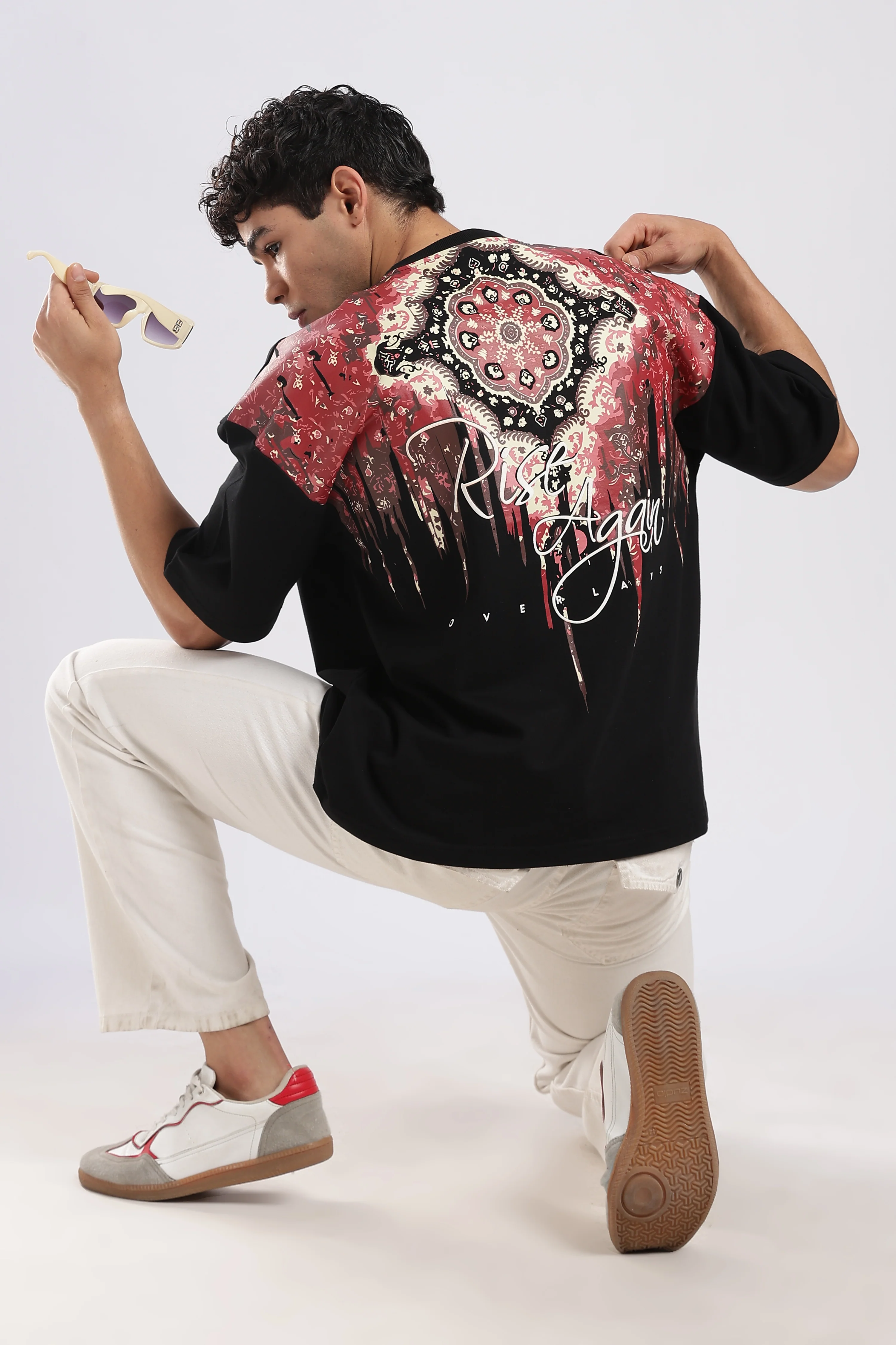 Carpedian Black Oversized Tshirt - Image 17