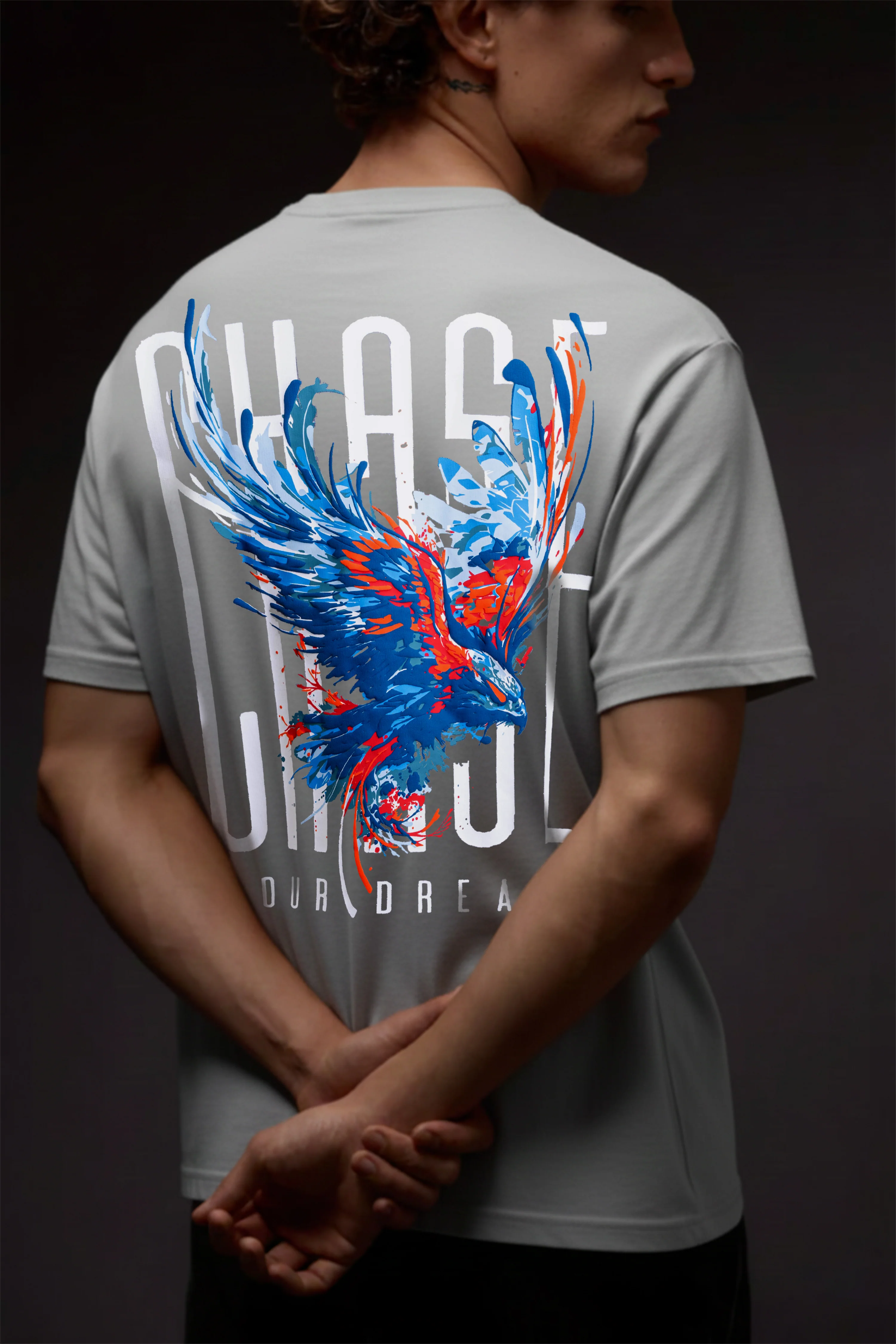 Chase Grey Relaxed Fit T-Shirt - Image 7