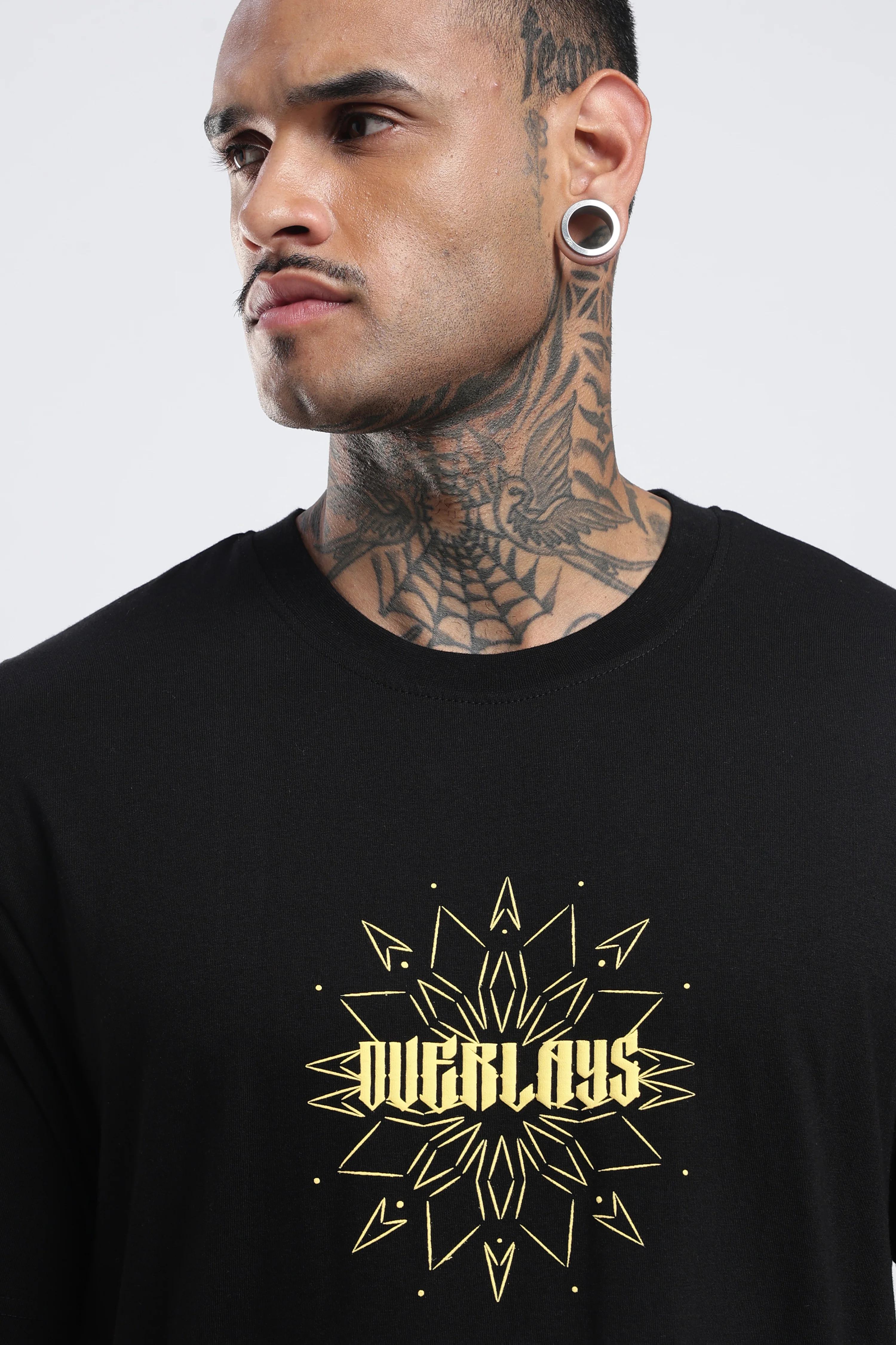 Space Explorer black relaxed fit tshirt - Image 10