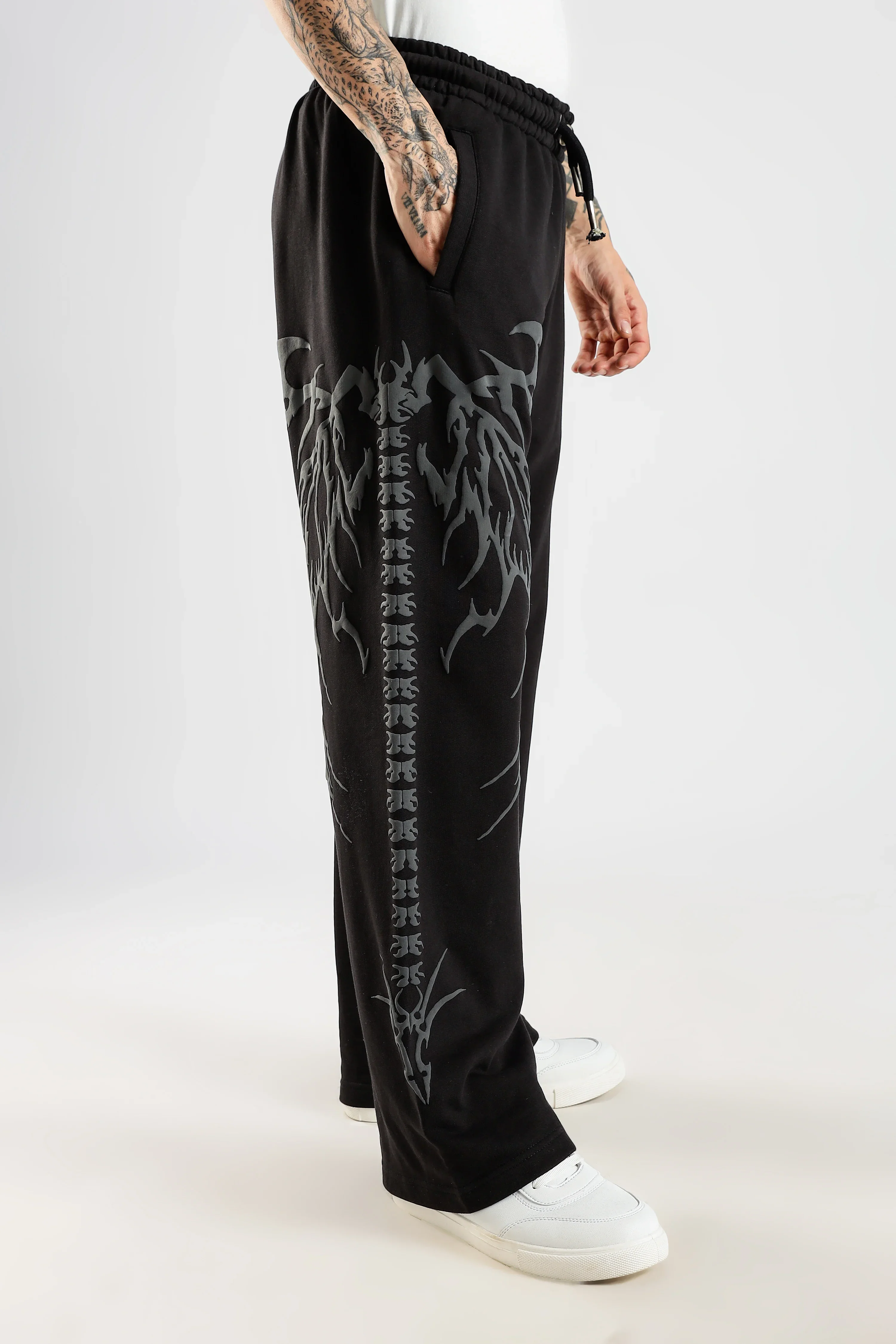 Shadow Wings Black Joggers - Image 2