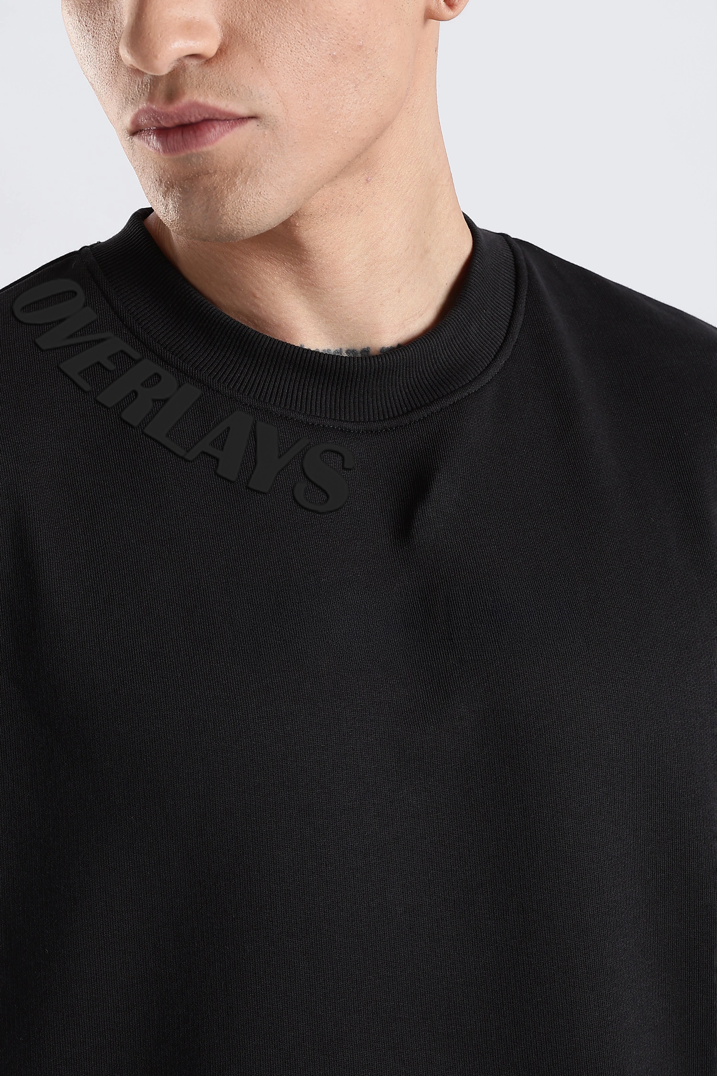 Shield Wings Black Oversized Fit T-Shirt - Image 10
