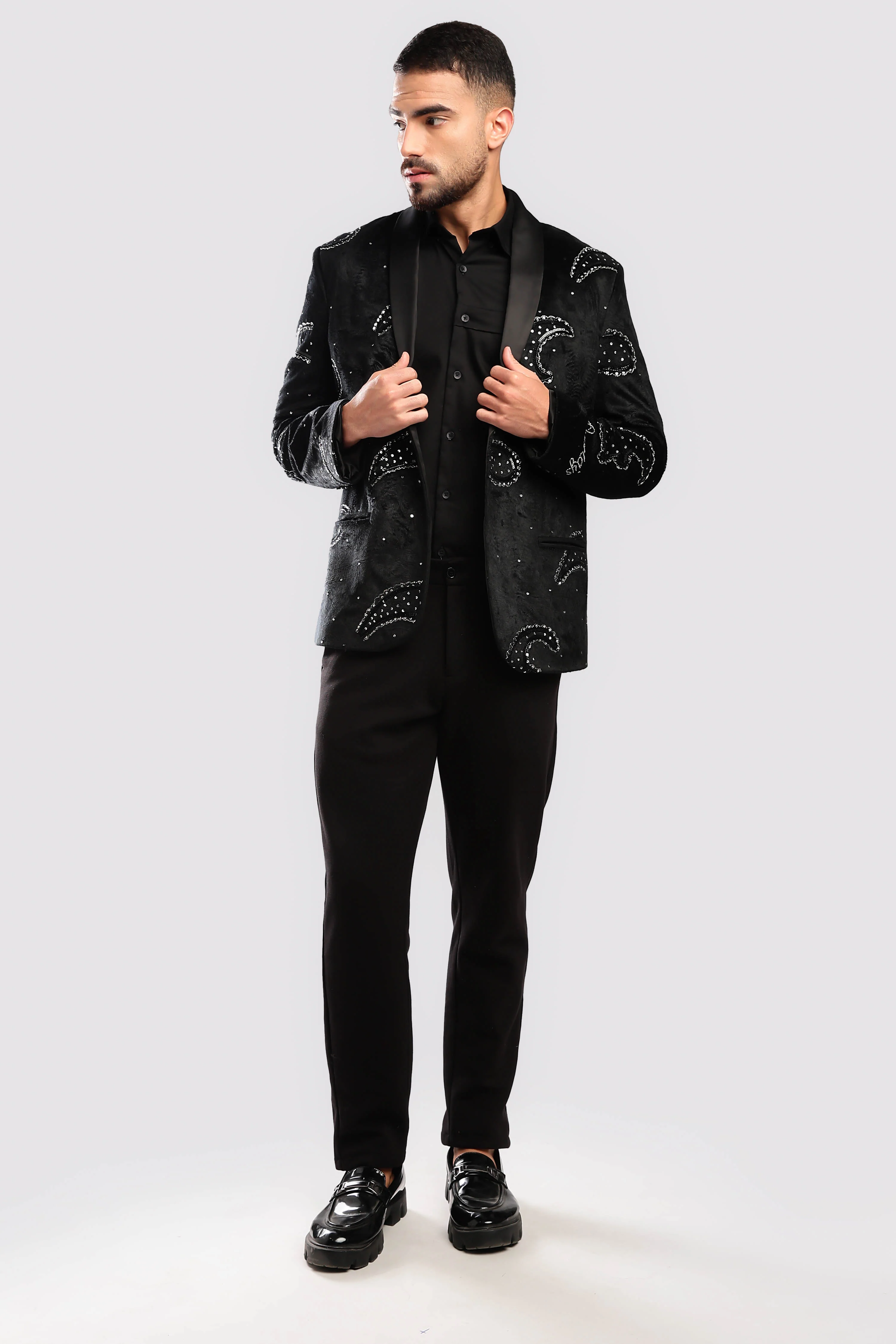 Stardust Sequenced Paisley Suit - Image 13