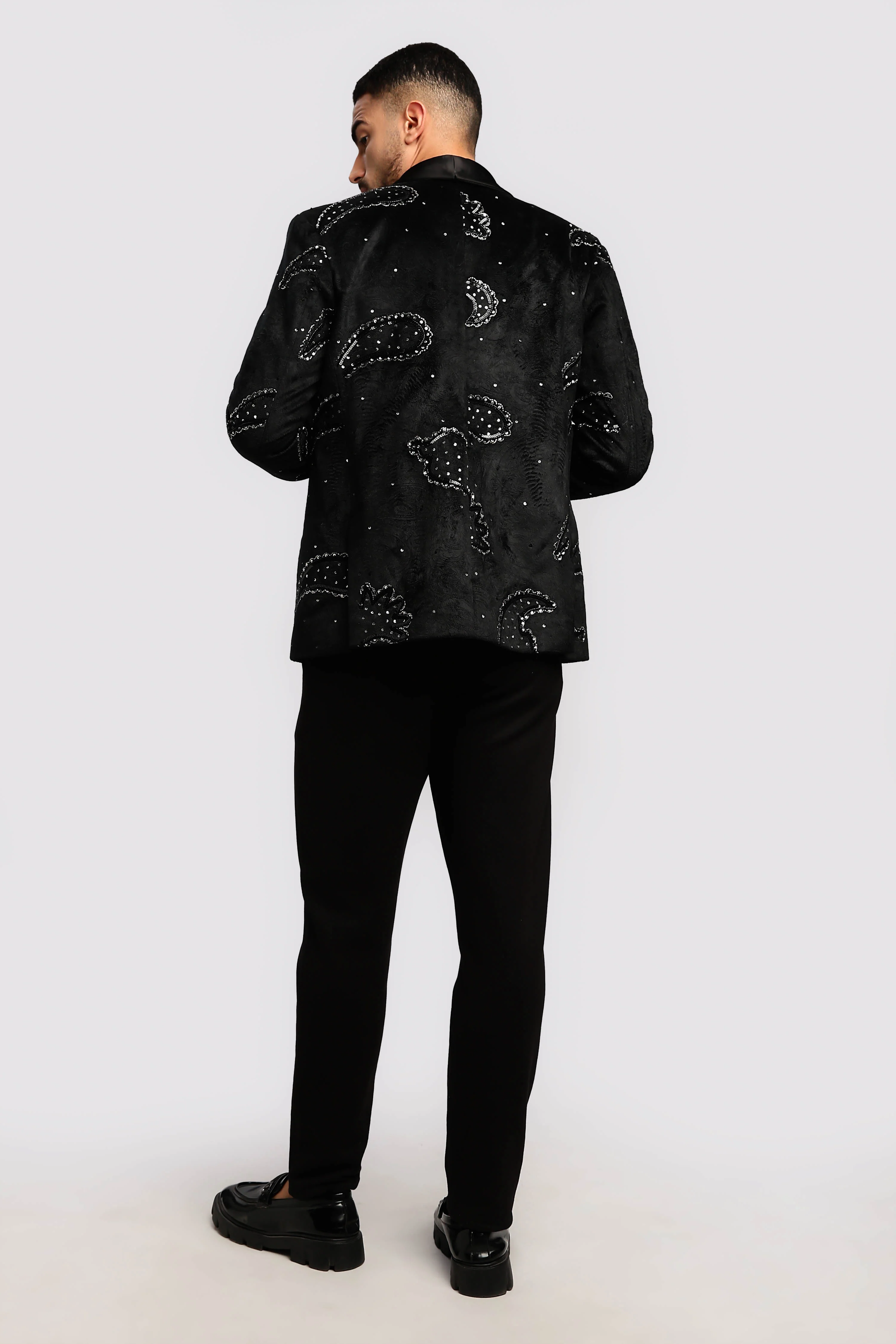 Stardust Sequenced Paisley Suit - Image 15