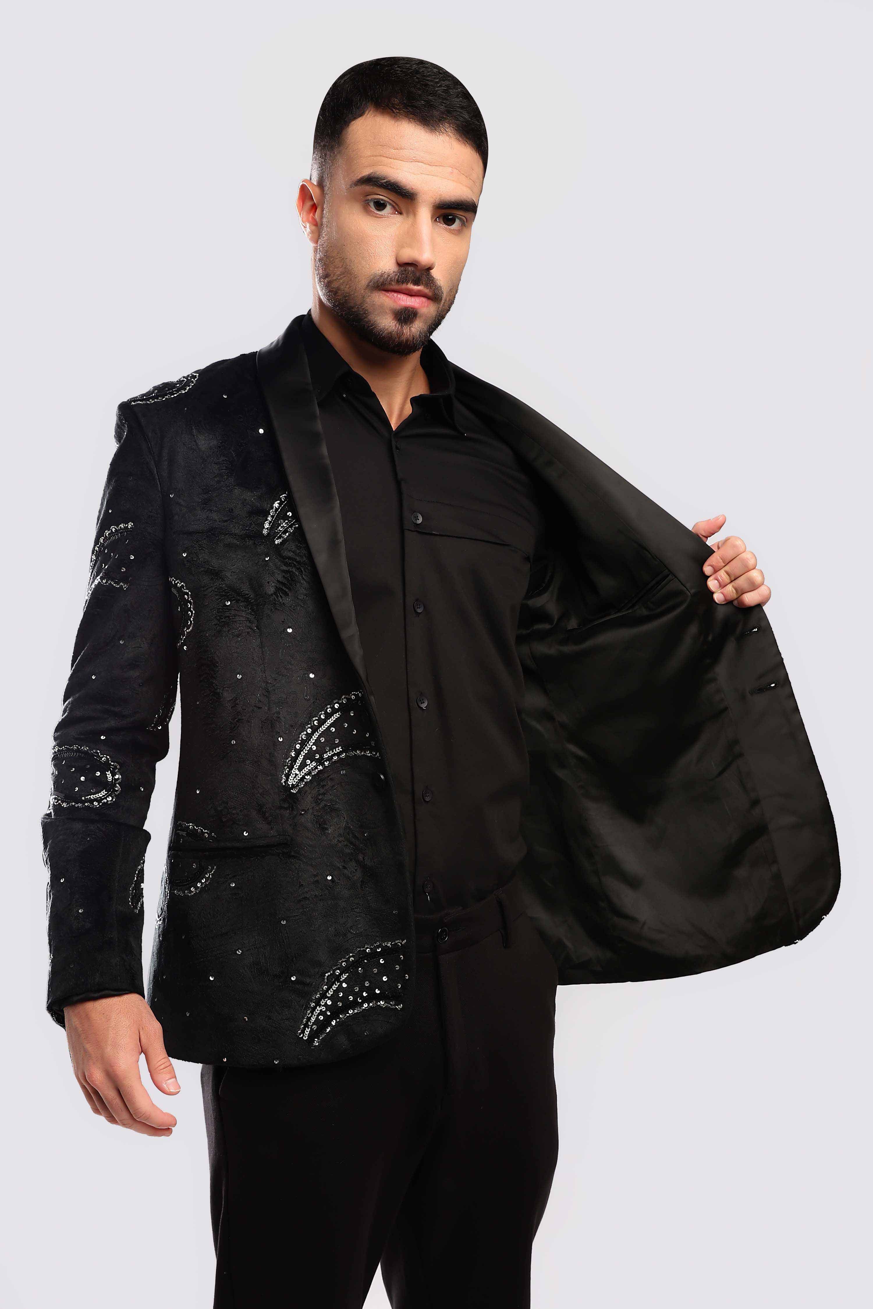 Stardust Sequenced Paisley Suit - Image 16