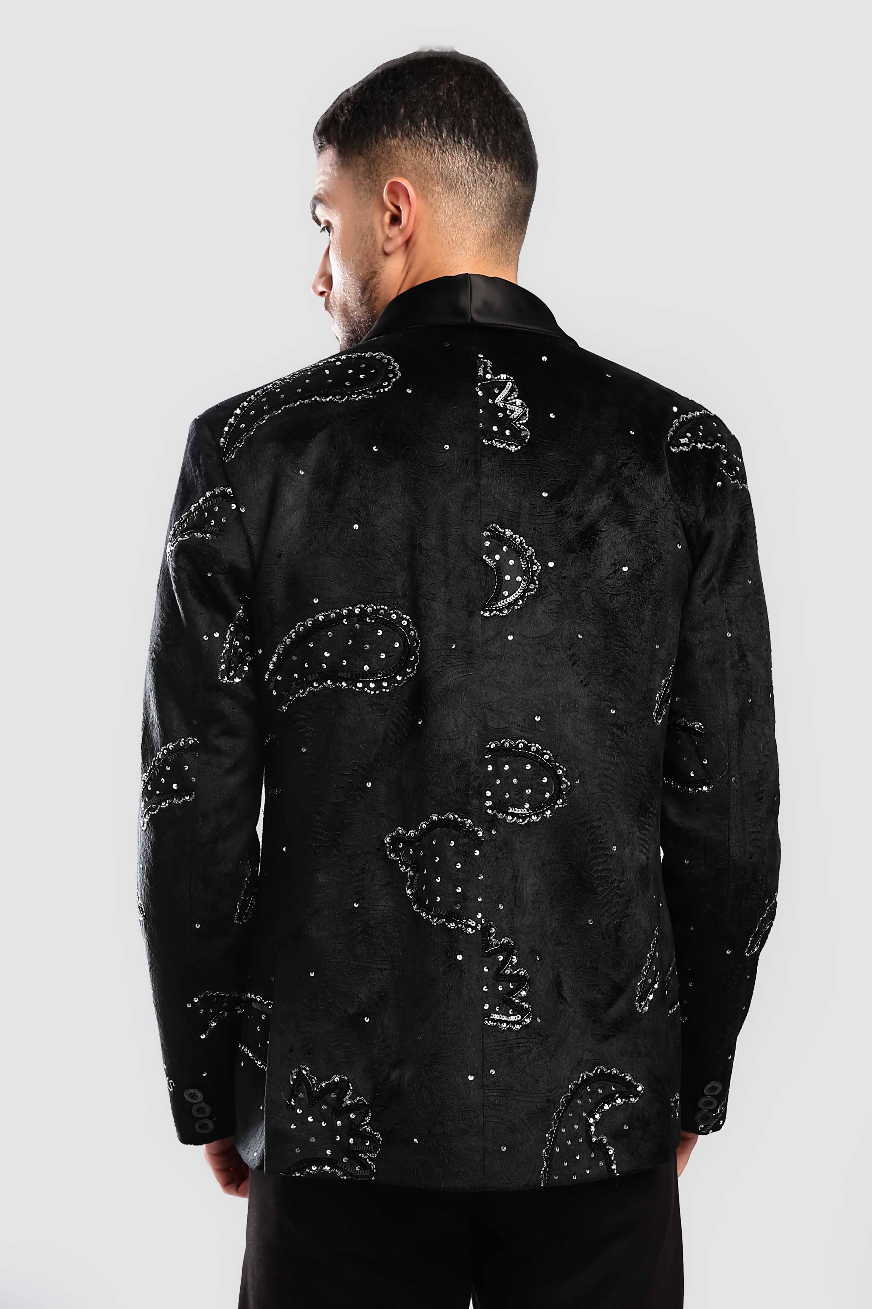 Stardust Sequenced Paisley Suit - Image 3