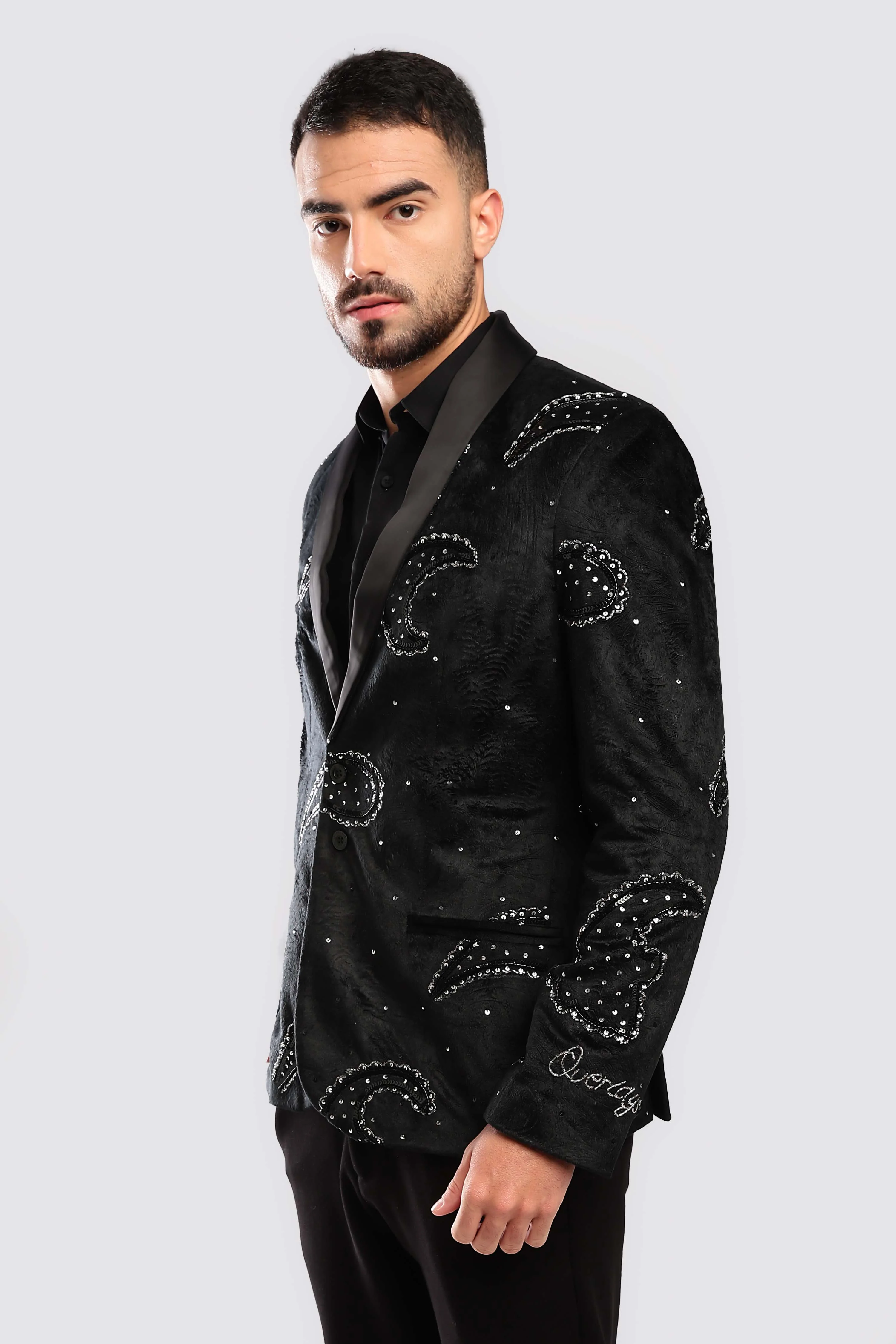 Stardust Sequenced Paisley Suit - Image 5