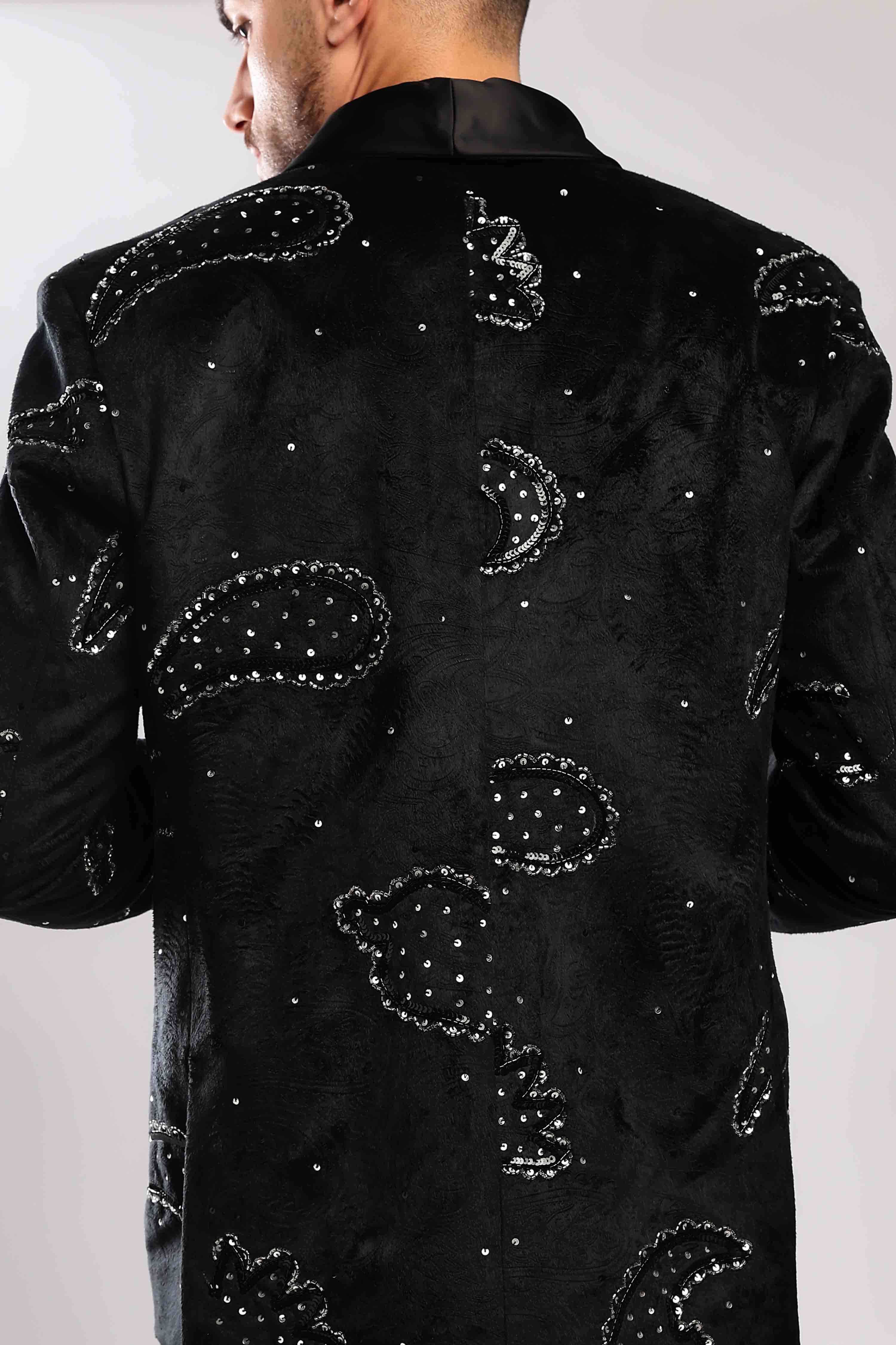 Stardust Sequenced Paisley Suit - Image 8